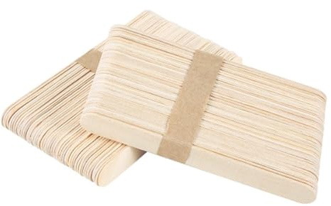 Bastoncini di cera usa e getta in legno bastoncini per ceretta spatole applicatori per depilazione sopracciglia gambe e corpo