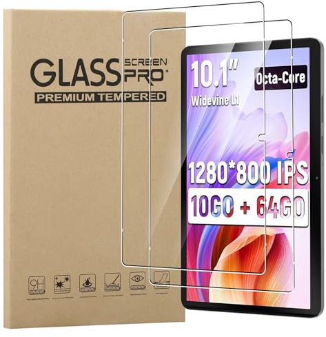 MEMELOKA Verre Trempé pour Yicty CCA10 Tablet 10 Pouces, 2 Pièces 9H Dureté [Anti-Rayures][Sans Bulles][Haute Définition] Protection Écran pour Yicty CCA10 Tablet