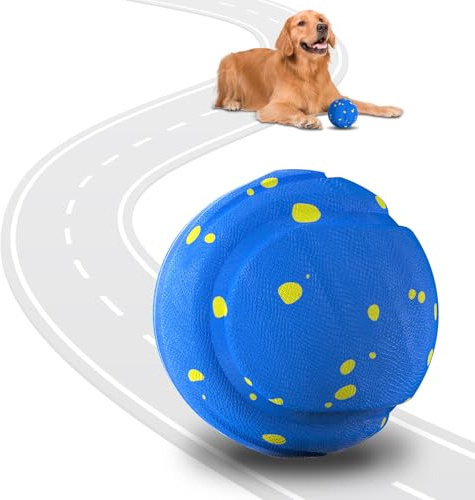 Songsier Intelligentes Interaktives Hundespielzeug – 3 Spielmodi, Wasserdicht & Wiederaufladbar – Robuster Hundeball aus Naturkautschuk für Mittelgroße und Große Hunde