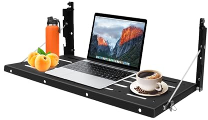 JK Mesa de portón trasero para todoterreno, mesa de camping plegable de acero resistente, alta capacidad de carga para comidas y utensilios, ideal para viajes autoconductores, camping y aventuras