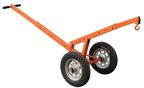 Vagn med justerbar höjd i stål – industriell stenhiss, 200 kg lastkapacitet, 360° roterande krok, justerbar i flera lägen, 40 cm hjul för säker lyftning och transport