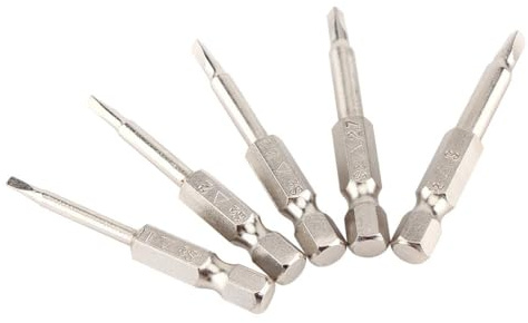 5 Stuck Magnetisches Dreieck Schraubendreher Bits Set 1/4 Zoll Sechskantschaft für Schraubendreher Werkzeug, Δ1,8 / Δ2,0 / Δ2,3 / Δ2,7 / Δ3,0mm