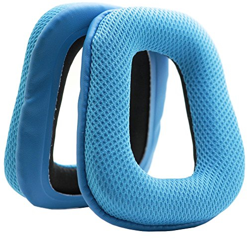 MMOBIEL Cuscinetti Auricolari di Ricambio per Logitech G35 G935 G933S G933 G930 G635 G633S G633 G533 G433 G432 G431 G430 G332 G233 G231 G230 Headset Cuscinetti Cuffie Padiglioni Cuffie