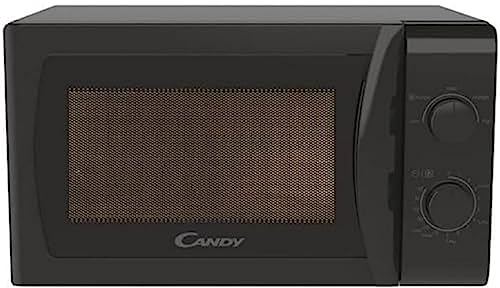 Candy Idea CMW20SMB Four Micro-ondes 700 W 20L, Fonction Décongélation, Plateau Tournant, Noir