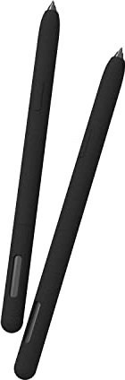 LOVE MEI Funda de silicona para Samsung Galaxy Tab S7 FE/S7/S7 Plus/S8/S8 Plus/S8 Ultra S Pen, diseño clásico, funda de silicona con patrón de piel antideslizante y cómodo agarre (negro)