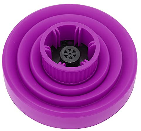 Diffuser Hairdryer,Universal Diffuser Hair Dryer Attachment,Universal Collapsible Hair Dryer Diffuser Portable Travel Folding Hair Blow Dryer Diffuserblack (Purple)