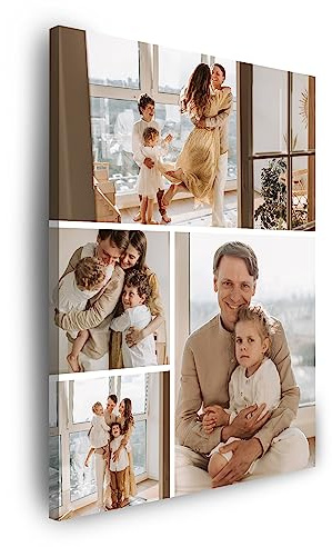 GP TONER Tela personalizzata con la tua foto verticale Tela stampata su cornice Dimensioni tele decorative 60x90 cm Collage