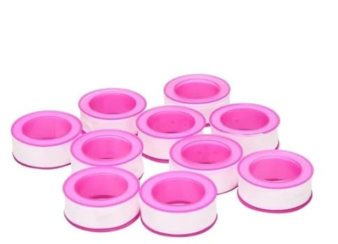 DUNSBY Dichtungsband Wasserleitung 20PCS Wasserhahn Dichtung Gewinde Band Rolle Sanitär Klempner Fitting for Wasser Gas Pipeline Link Dicht Band Versiegelungen Wasser Rohr (Color : 10PCS)