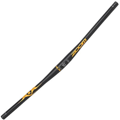 31.8mm City Bike Lenker Flat Bar Fahrradlenker 5mm Rise Für BMX DH XC AM FR Retro MTB Lenkstange Aus Aluminiumlegierung Extralanger 720mm (Color : Orange, Size : 720mm)