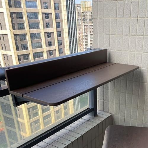 Klapptisch wand ,wandtisch ,balkon klapptisch zum einhängen ,balkontisch zum einhängen ,klapptisch balkon ,wandtisch klappbar ,balkonhängetisch klappbar ,wandklapptisch ( Size : 120*27cm/47.2*10.6in )