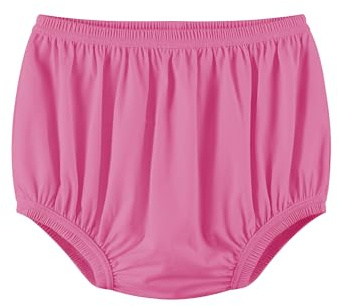Windelhülle für Erwachsene, bei Inkontinenz, geräuschlos, auslaufsicher, Unterwäsche, Kunststoffhose über Windeln, wasserdichte Gummihose, Helles Pink, L(Woman Size)