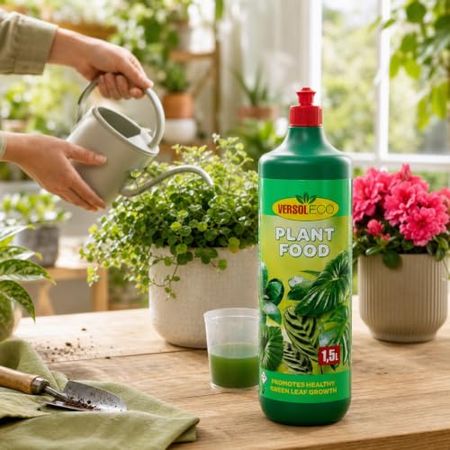 1.5 Litre Versol Eco All Purpose Concentrated Liquid Plant Food - Promotes Healthy Green Leaf Growth