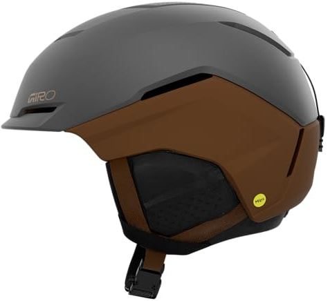 Giro Tenet MIPS Skihelm & Snowboardhelm Größe M | Ski Helm Hybrid-Konstruktion, MIPS® Schutz, Thermostat Control, In Form 2 Fit, All-Mountain Helm | Matte Metallic Coal/Tan (Grau-Braun Mehrfarbig)