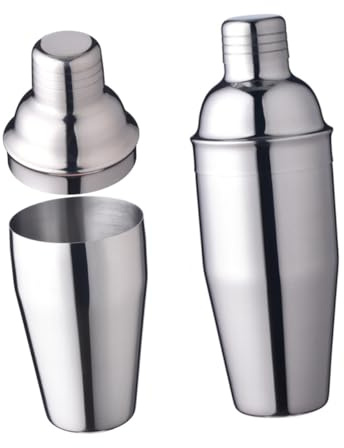 Mobestech Shaker per Cocktail 750Ml in Acciaio Inossidabile Attrezzo da Barman con e Shaker per Martini per Bar e Feste