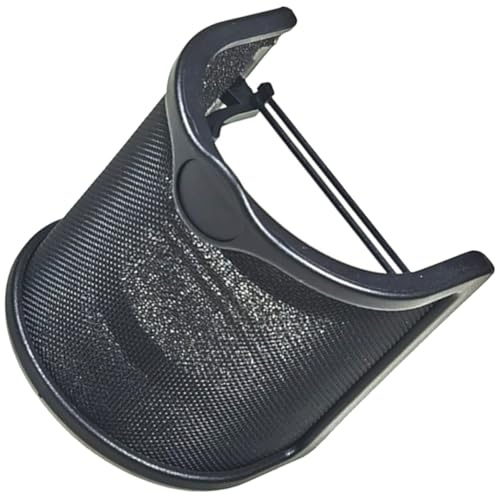 Black Metal U-shaped Pop Filter for Microphone Mic Accessories | Gaming Live Broadcast Use, Mesh Wind Shield, Keeps Microphone Clean and Protected