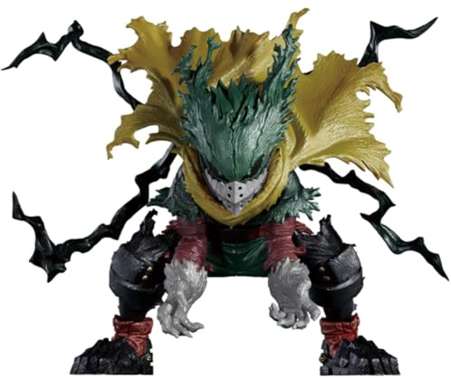 Youxy MHA Figures Izuku Midoriya Action Figure Special Ver. Statue Anime MHA Figurine de pose accroupie Modèle en PVC 11 cm Ornement de collection Cadeaux pour les fans