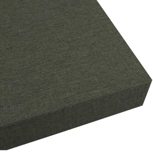Bankauflage Innenraum Outdoor Sitzkissen Gartenkissen Bankkissen Rutschfestes,Dicke Von 5cm Bänke Kissen Sitzauflagen Loungekissen Sitzpolster Auflage Für Bänke/Gartenbank(Schwarz Grau,220x35x5cm)