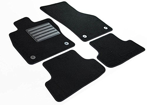 MTM SP-4111 Alfombrillas a Medida en Velour para Audi A3 3 puertas 10.2012>03.2020 / Seat Leon III (5F) 3 puertas 10.2012>03.2020