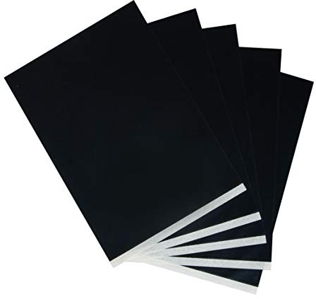 Rayher 67292000 Kohle-Transferpapier DIN A4, 10 Stück, zum Übertragen von Motiven
