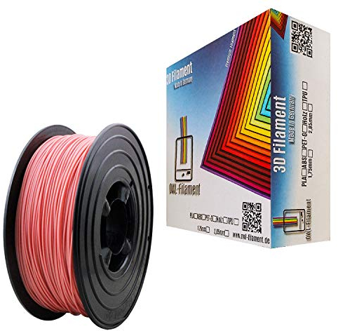 OWL-Filament 3D-Drucker PLA 1,75mm 1kg Spule Rolle (Alt Rosa)