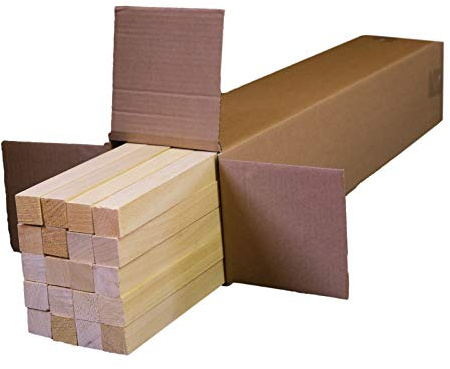 Quadrat aus Holz/1000 x 30 x 30 mm