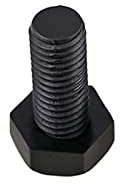 XFCNOI Schwarzer Nylon-Sechskantschraube, kunststoff isolierter Bolzen M6 M8 M12 (Farbe : 20pcs, Größe : M6x15)