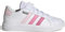 adidas Grand Court Elastic Lace And Top Strap Shoes, Scarpe da Tennis, Clear Pink/Bliss Pink/Pink Fusion, 30 EU