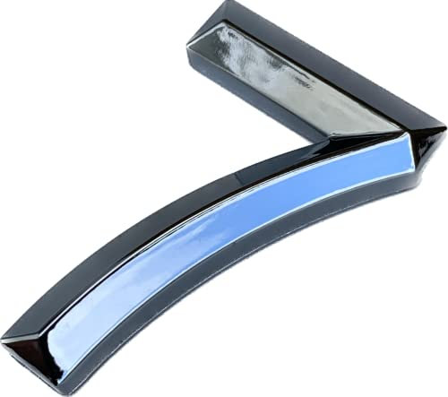 Sonnet House Door Numbers Plaques Stick On Self Adhesive 3D Door Street Number Signs Hotel Office Appartments Mailbox Outdoor 3 Inches (Silver-7)