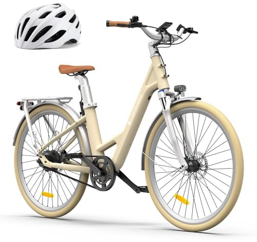 A Dece Oasis ADO E-Bike Air28 Pro Elektrofahrrad,Pedelec Riemenantrieb,Citybike,e Bike 28 Zoll, 2 Gang, Automatikschaltung, 250W,25KM/H,ADO APP,LCD,Heckmotor, Gepäckträger, ebike Damen/Herren
