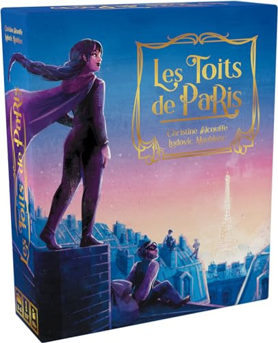 Asmodee KYF Edition Les toits de Paris - Jeu de Société - Jeu de Cartes | Jeu de Stop ou Encore - A partir de 10 Ans - 2 à 4 Joueurs - Version Française