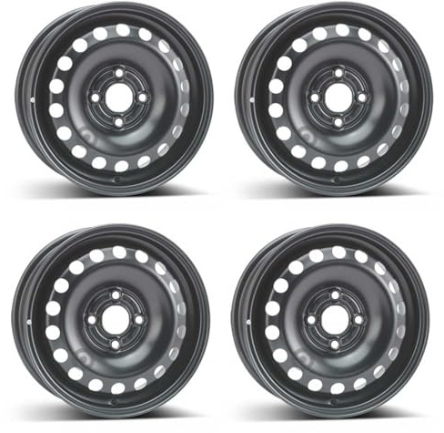 4x Alcar Llantas de acero 4-6795 5.0Jx14 ET35 4x100 compatible con Skoda Citigo
