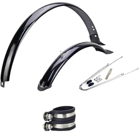 Harilla Mountain Bike Mudguards Mud Guard for 24 inch Tires Full Cover against Splashing Water Dust Road s Fenders, Brace w Clamp
