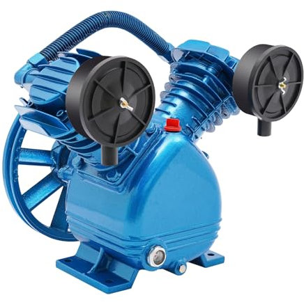 Luftkompressor-Pumpenkopf, 3HP V-Form Doppelzylinder Kompressor Pumpenkopf, 250L/min Druckluft Kompressoraggregat DFV-0.25/8, 115 PSI