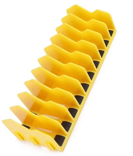 Organizer per pinze con 10 scomparti, con base in gomma antiscivolo per una pratica soluzione di conservazione degli attrezzi