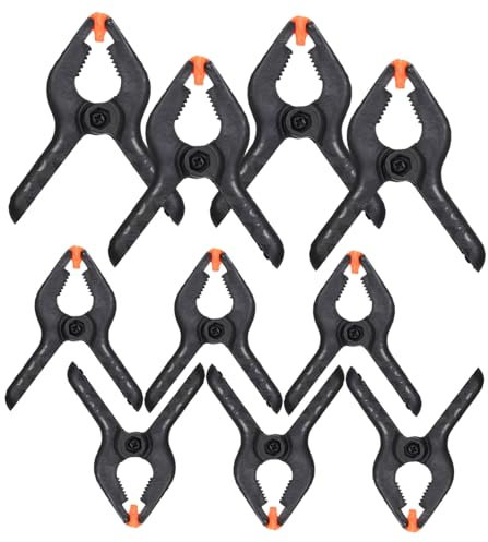 LIGIGWASH 10pezzi Mozzetti Molla in Plastica Per Lavorazione Del Resistenti Per Su Per Progetti Da Te e Studi Fotografici