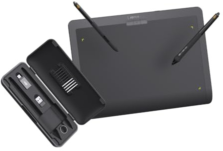 Pen Tablet Medium v2 Professionelles Grafiktablett 12 Zoll für Profi Kreative Zeichentablett mit 2 Batteriefreien Stiften