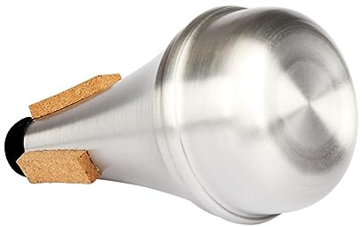 Trompetendämpfer aus Aluminiumlegierung Gerade, Silber, für Trompete | Dämpfer für Trompete, Verbessert Klang und Intonation, für Anfänger Geeignet