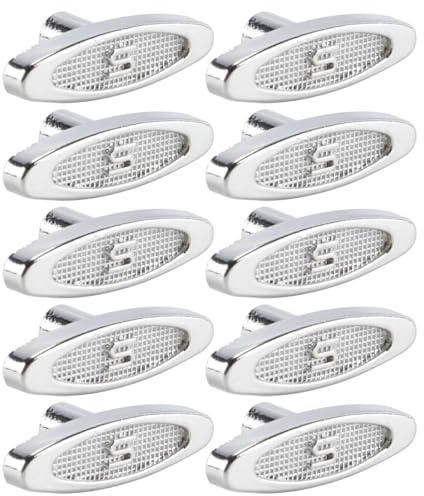 Durlo Lot De 10 Clés De Remontage En T Pour Boîte À Musique, En Métal Argenté, De 10 Mm, Pour Réparation Et Restauration De Boîtes À Musique Anciennes