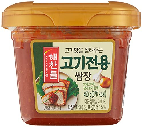 CJ Haechandel Seasoned Soybean Paste for Roasted Meat 500 g (Pack of 1) brown