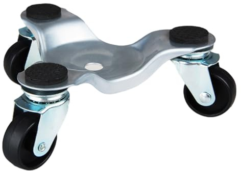 LIOOBO Pflanzenroller Transportroller Möbelroller Blumenroller Rolluntersetzer Gefäßroller Blumentopf Untersetzer mit Rollen für Pflanzen Trolley Blumenkübel