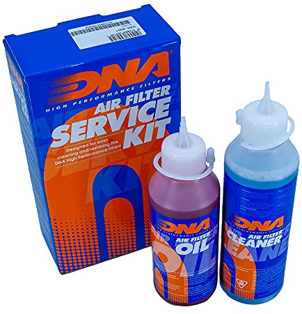 DNA High Performance Filters Service Kit for Motorcycle - Generation 2, 220 ml Oil & 270 ml Cleaner PN: DSK-3001