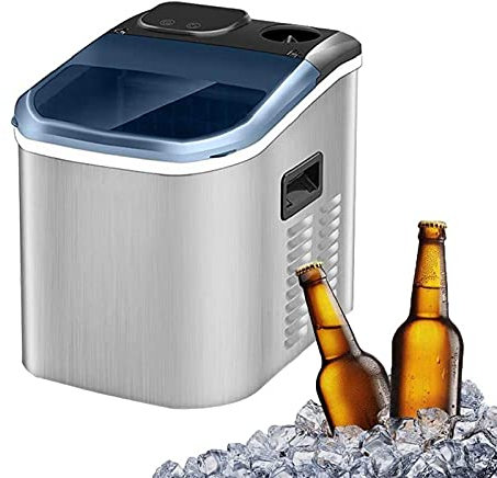 NCRD Ice Maker Machine Countertop,35 lbs in 24 Hours,9 Cubes Ready in 8 Mins,Perfect for Home/Kitchen/Office