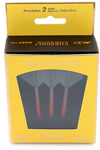 CUESOUL ROST T19 Integrierter Dartschaft und Flights Big Wing Shape, 3er-Set