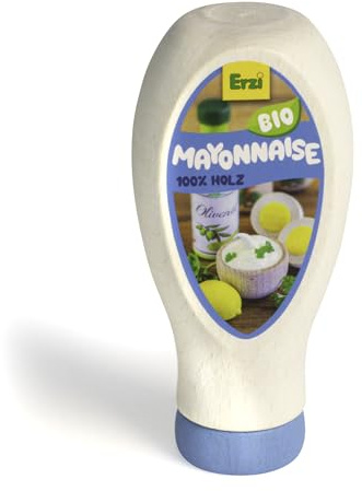 Erzi 19132 Mayonnaise aus Holz, Kinderküche, Kaufladenspielzeug für Kinder | Kaufmannsladen, Rollenspiele, Kreative Spielwelten gestalten