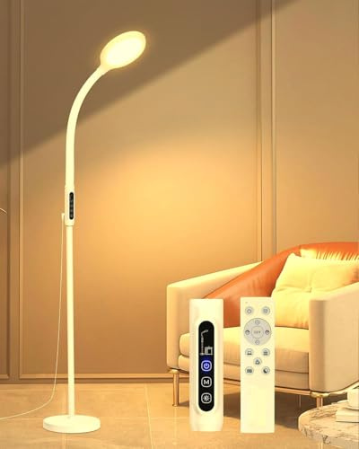 ZKMAGIC Aoife Light Therapy Lamp, 11000 Lux Sun Light Therapy Lamp, UV-Free Sunlight Lamp, 10 Brightness Levels, Full Spectrum Happy Therapy Lamp