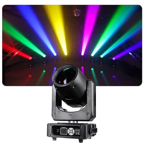 IluminacióN De Escenario, Mini 230 haz de cabeza móvil 7R alto brillo lente de haz grande iluminación del proyector for fiesta discoteca Club boda vacaciones Luz De Efecto De Rayos Rgb Brillantes