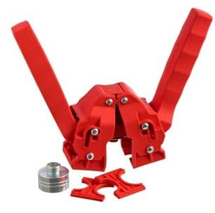 Handverkorker VIK II - Italienischer Flaschenverschließer für Kronkorken 26mm und 29mm | Ideal für Wein- und Bierflaschen | Hochwertiger Metallverkorker mit Kunststoffhandgriffen