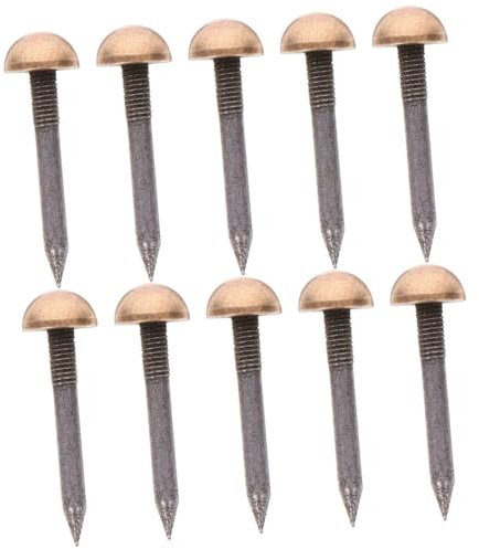 BELLIFFY Polsternägel Aus Metall Zum Basteln Für Möbel Polsternägel Dekorative Möbelnägel Befestigungsnägel Mit Rundem Kopf Passend Für Sofas Und Türen
