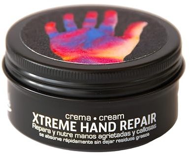 Xtreme Hand Repair 80ml - Global Dermis Crema De Manos Para Reparación Intensiva - Working Hands Cream Con extracto de cáñamo Para Hidratación Profunda, Absorción Rápida, Elasticidad Y Protección