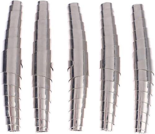 5 Stück silberne Federn Gartenschere, Ersatzfeder, Ersatzfeder, Handschere, Ersatzfeder, praktisches Set, Gartenzubehör, Edelstahl-Zubehör, Gartenschere